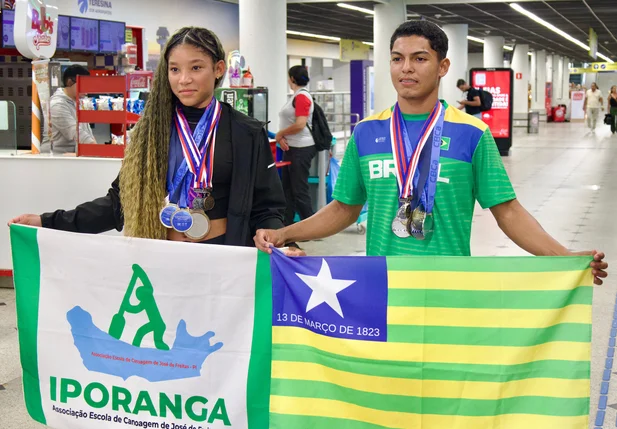 João Pedro e Maria Cunha (Bibi) brilham na canoagem internacional