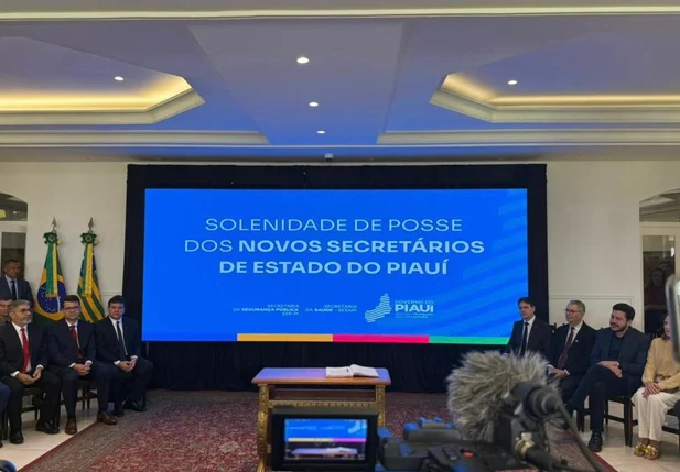 Posse dos novos secretários de Segurança Pública e da Saúde