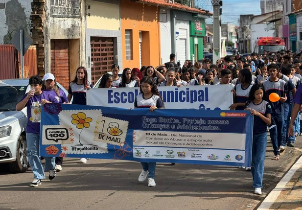 Esperantina realiza mobilização contra exploração sexual