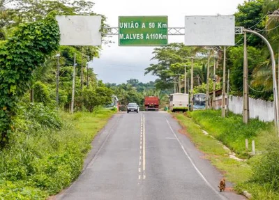 PI 112 com sentido a cidade de União