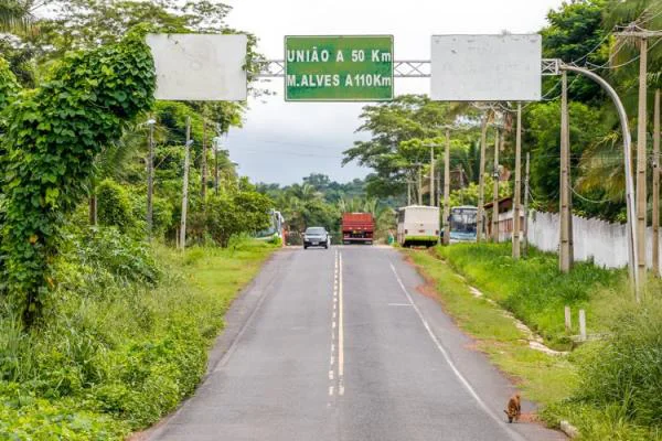 PI 112 com sentido a cidade de União