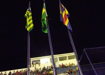 Abertura da Copa no estádio Gerson Campos
