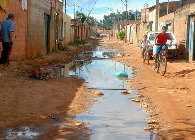 Ausência de saneamento básico