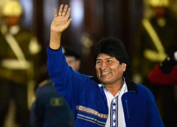 Presidente eleito Evo Morales