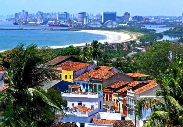 Recife vista de Olinda