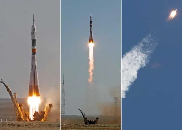 Soyuz decola em direção à Estação Espacial Internacional