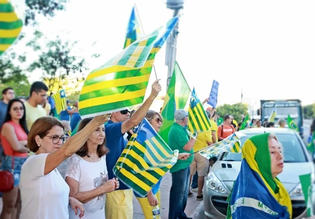Apoiadores de Sérgio Moro realizam ato em Teresina