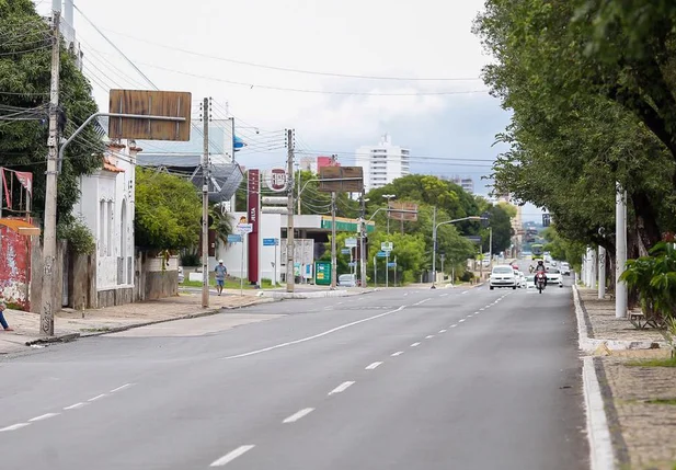 Coronavírus: população esvazia ruas em várias regiões de Teresina