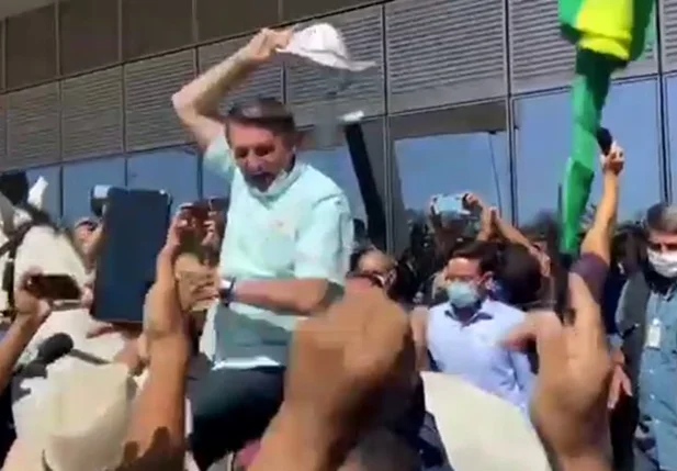 Presidente Jair Bolsonaro desembarca em São Raimundo Nonato