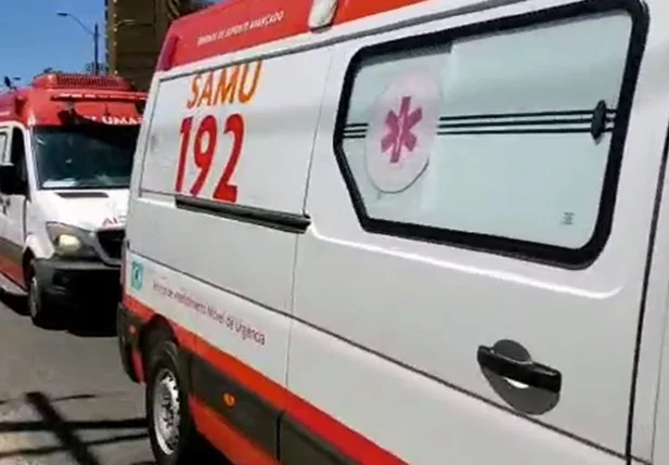 Ambulâncias do Samu participam de cortejo de José Ivaldo
