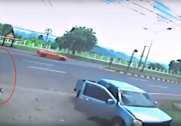 Vídeo mostra 'alma' saindo do corpo de mulher após acidente