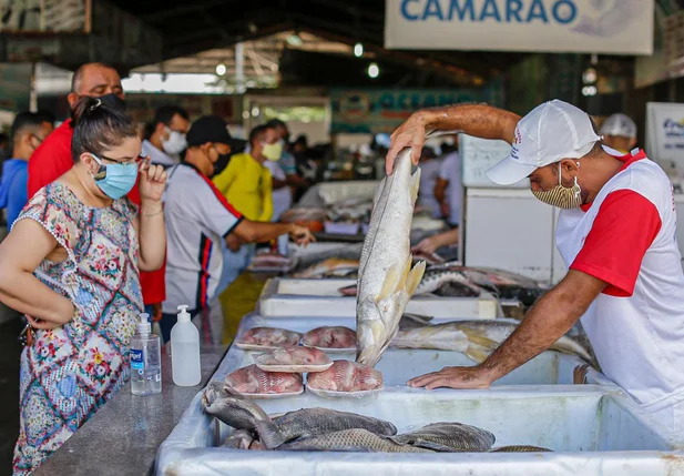 Mercado do Peixe registra grande movimentação durante a Semana Santa
